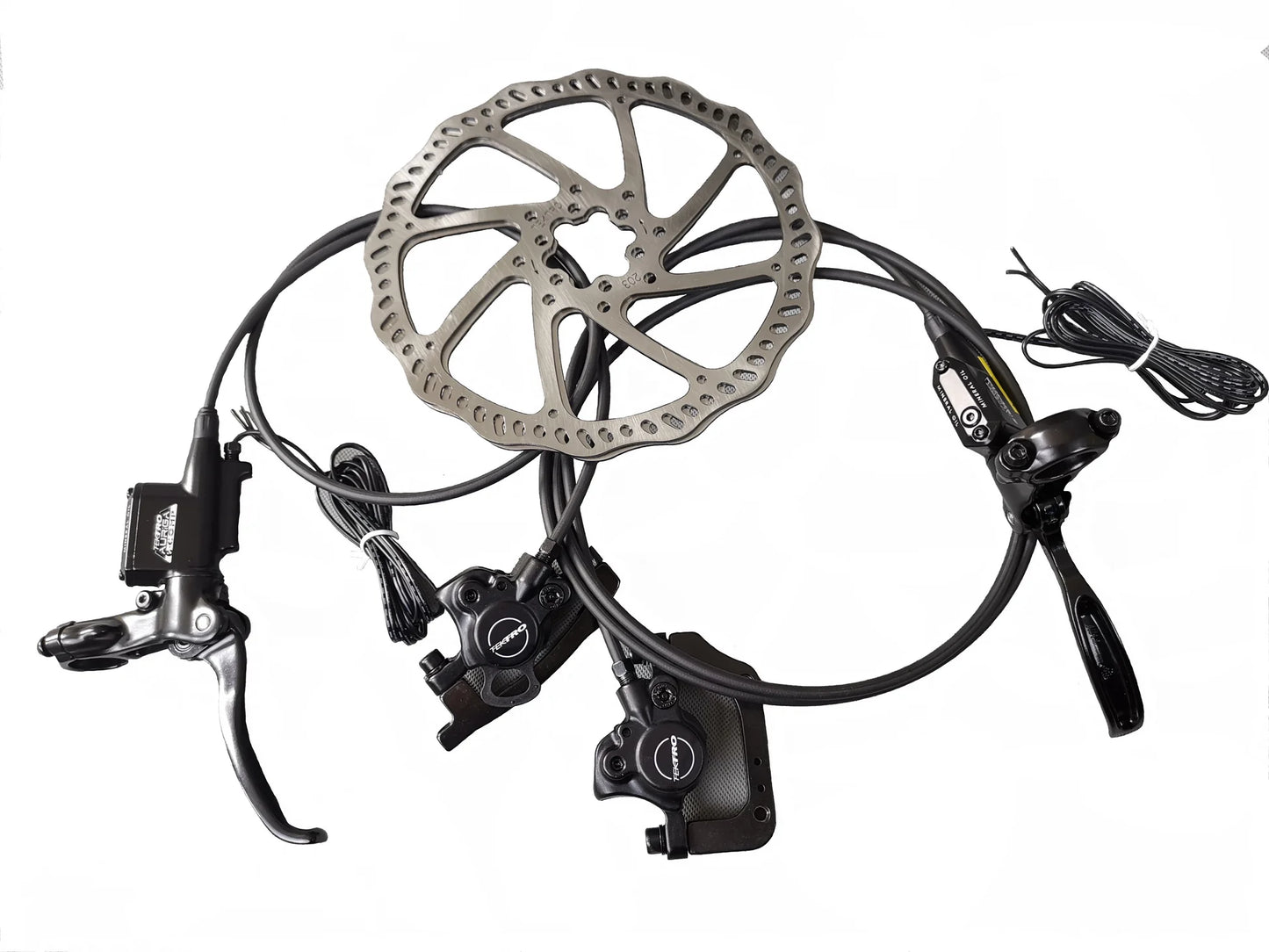 Tektro HD-E500 Auriga E-Comp E-Bike Hydraulic Disc Brake Set - Front/Rear 203mm