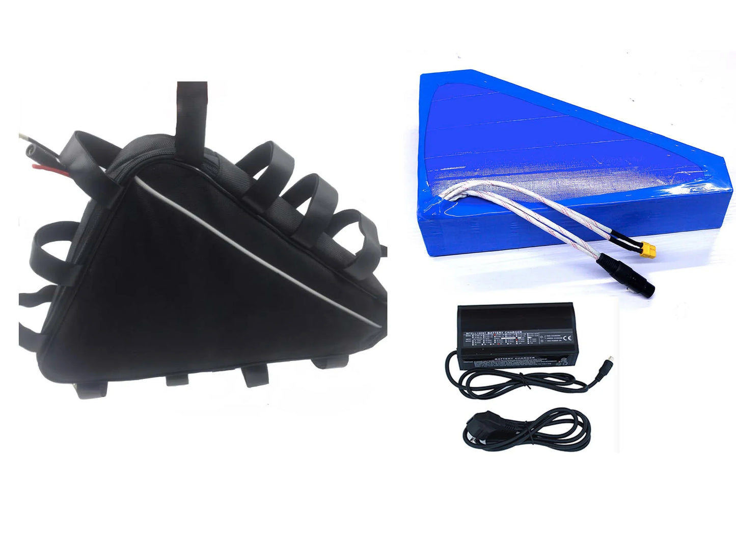 72V 20.8-35Ah Triangle Lithium-Ion Battery Pack For 2000W 3000W 5000W Motor With 60A 80A BMS"