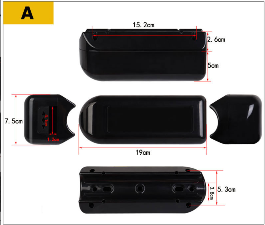 E-Bike Controller Box 250W-1000W Conversion Mountain Bike Controller Enclosure
