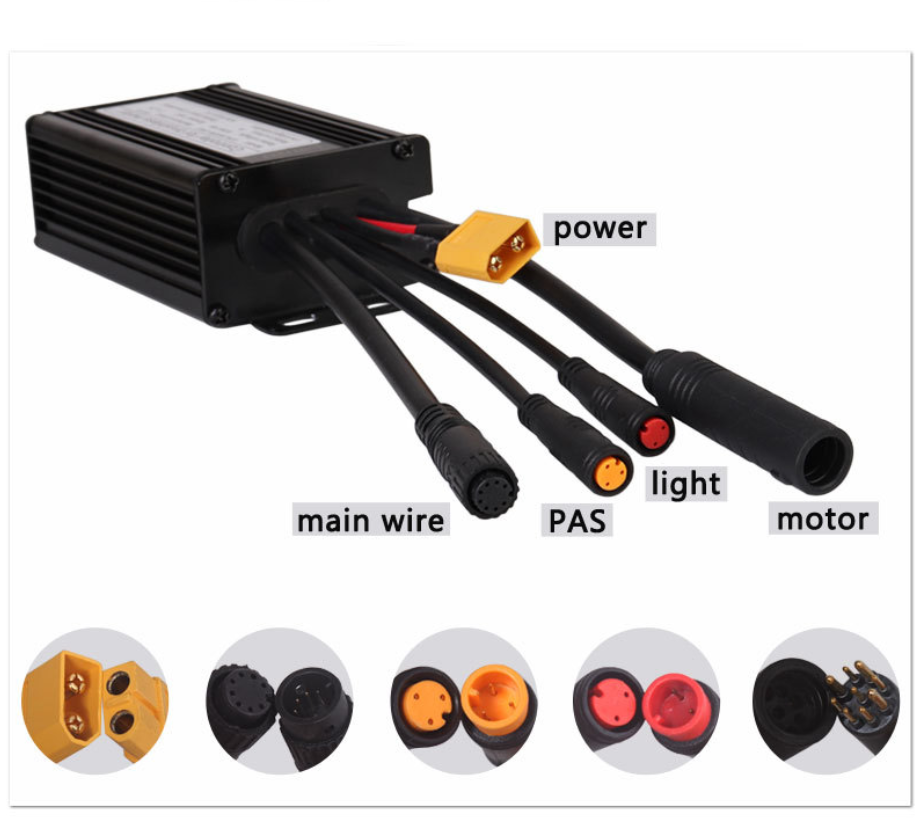 Ebike Waterproof Connector Controller kit 36V48V 250W- 500W