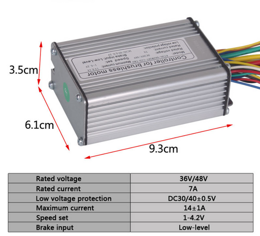 250W-350W 36V48V 14A Controller kit LCD3 Display Meter PAS Set
