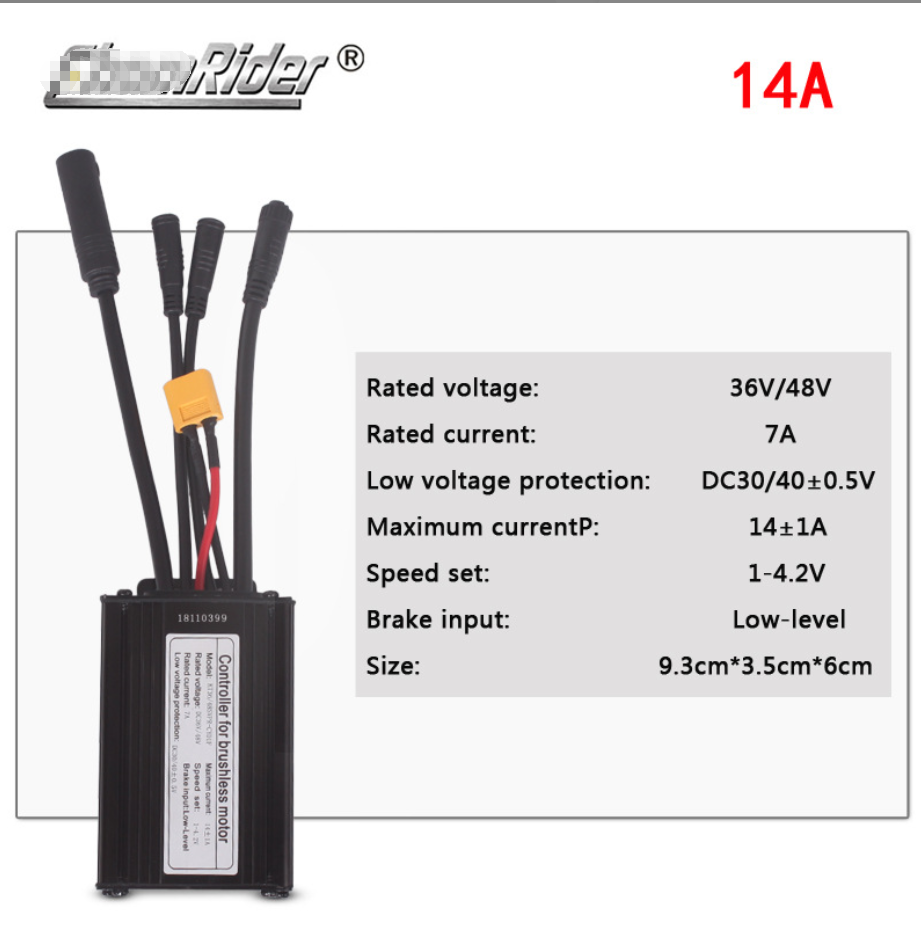 Ebike Waterproof Connector Controller kit 36V48V 250W- 500W