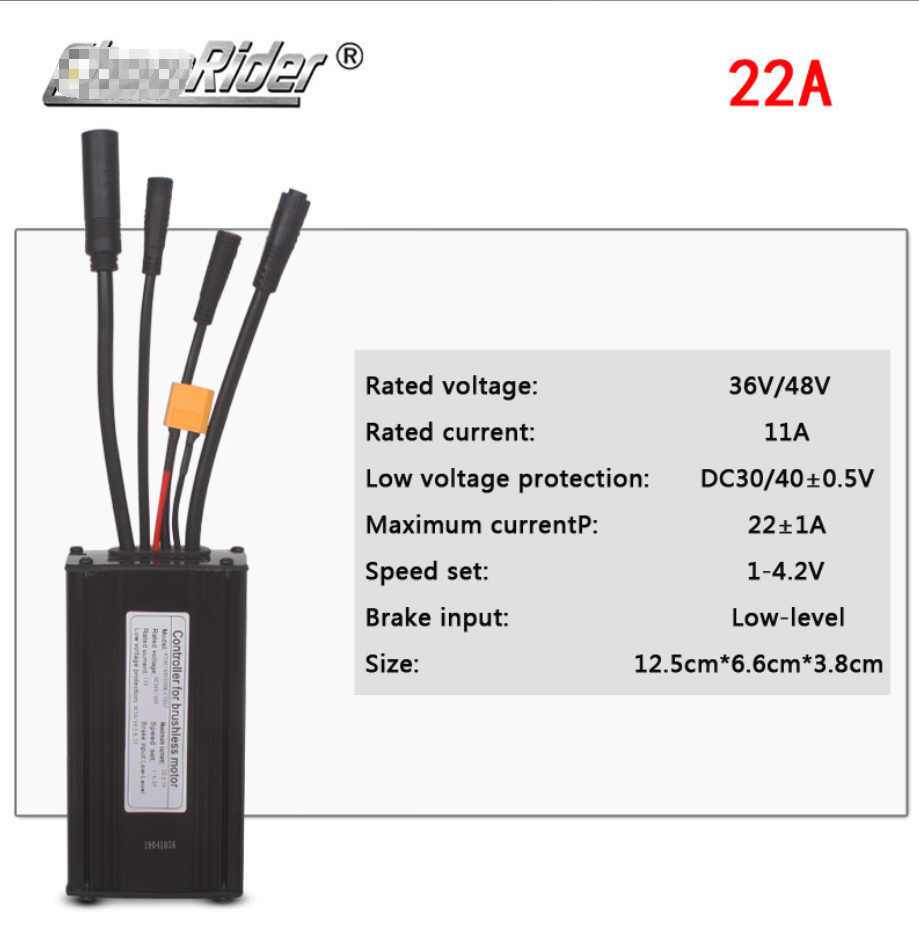 Ebike Waterproof Connector Controller kit 36V48V 250W- 500W