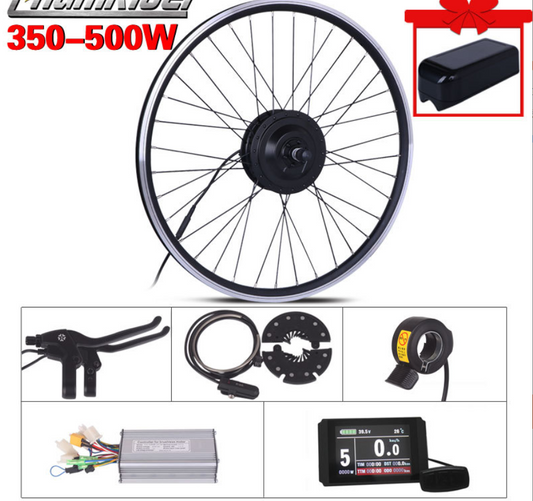 350W/500W Motor Wheel Convert Mountain Bike  to Electric Assist Kit