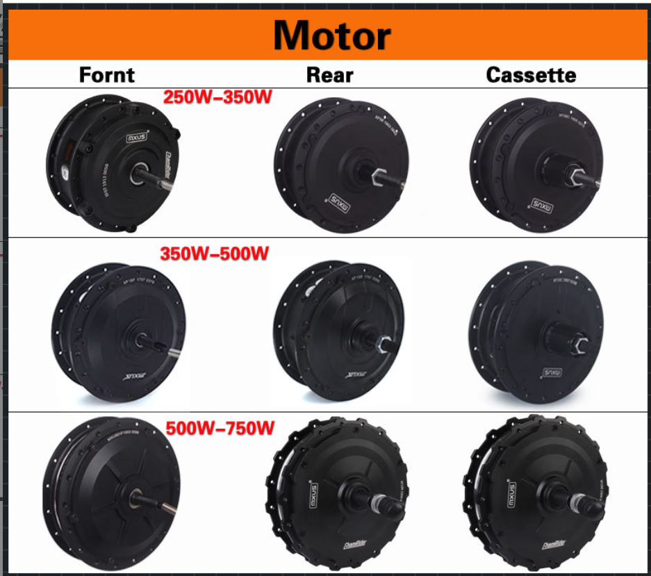 350W-750W Electric Bike Conversion Kit for Mountain Bikes
