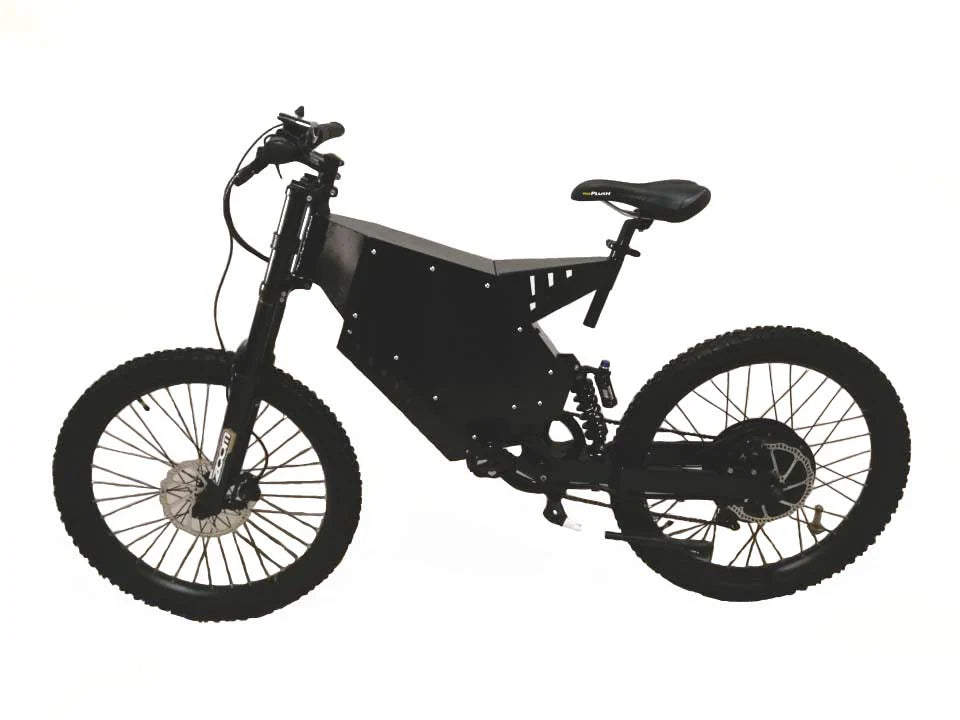 72V 5000W Stealth Bomber Electric Bike With 26" x 2.6" Wheels - Beach Cruiser E-Bike, 50MPH Top Speed