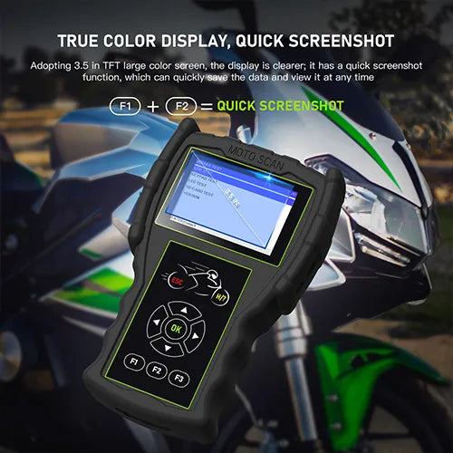 JDiag M100 Pro Motorcycle Diagnostic Scanner OBD2 Fault Diagnostic Tool ,Read/Clear Fault Code, ABS Test, Freeze Data For Kawasaki Yamaha Suzuki