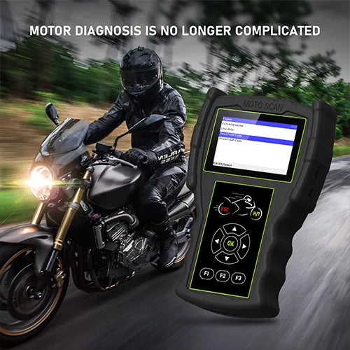 JDiag M100 Pro Motorcycle Diagnostic Scanner OBD2 Fault Diagnostic Tool ,Read/Clear Fault Code, ABS Test, Freeze Data For Kawasaki Yamaha Suzuki