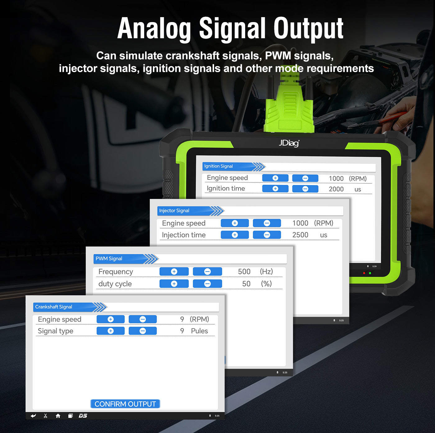 JDiag M400 Motorcycle Diagnostic OBD2 Scanner For Universal Motorcycle 8.0 inch