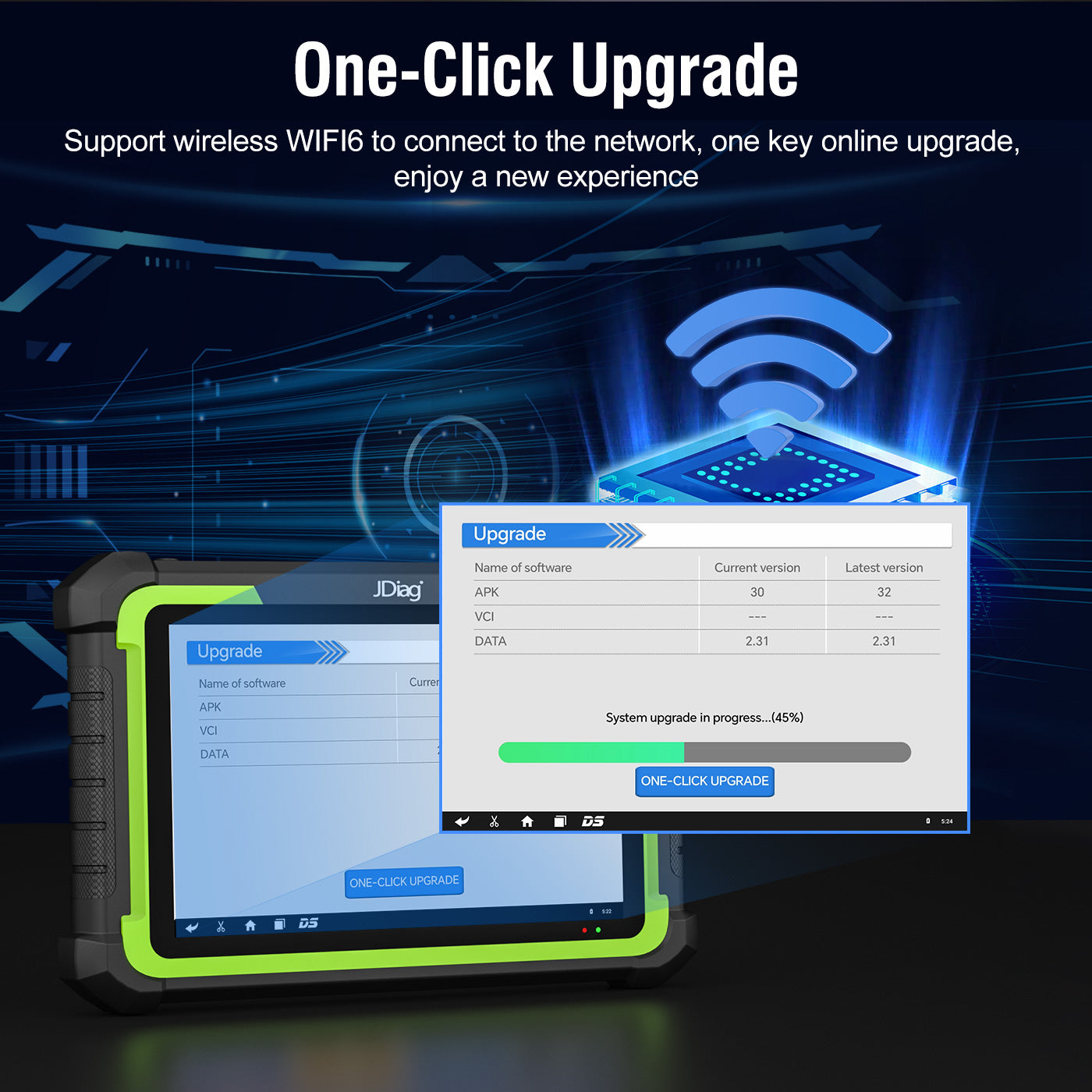 JDiag M400 Motorcycle Diagnostic OBD2 Scanner For Universal Motorcycle 8.0 inch