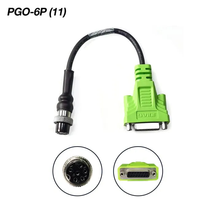 JDiag OBD2 Test Cables, With JDiag M100Pro/M200/M300 Motorcycle Scanner, For BMW-10P, Harley-4P/6P, YAMAHA-3P/4P, HONDA-4P