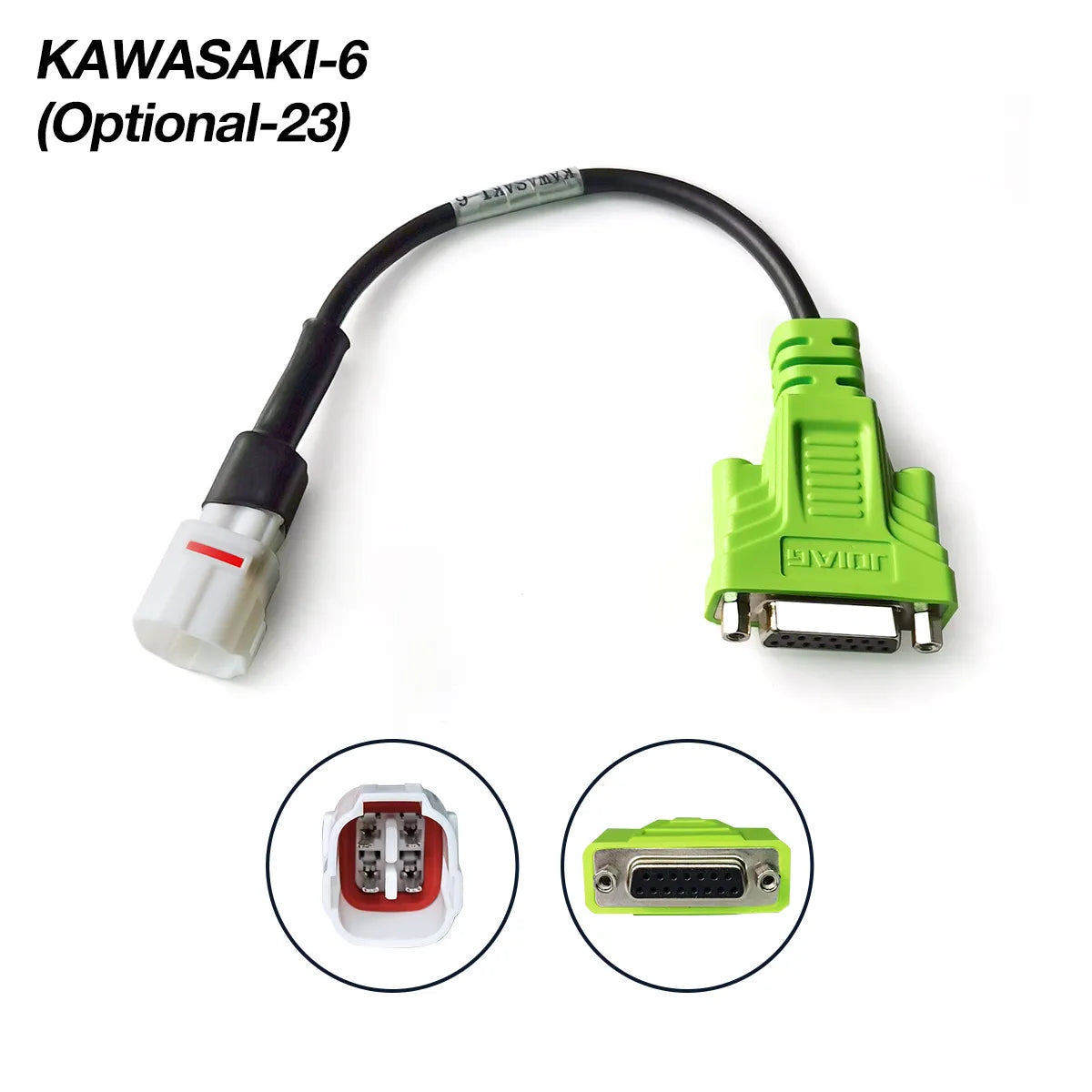 JDiag OBD2 Test Cables, With JDiag M100Pro/M200/M300 Motorcycle Scanner, For BMW-10P, Harley-4P/6P, YAMAHA-3P/4P, HONDA-4P