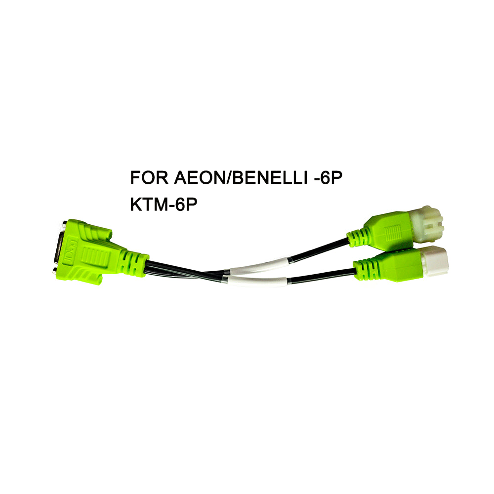 JDiag OBD2 Test Cables, With JDiag M100Pro/M200/M300 Motorcycle Scanner, For BMW-10P, Harley-4P/6P, YAMAHA-3P/4P, HONDA-4P