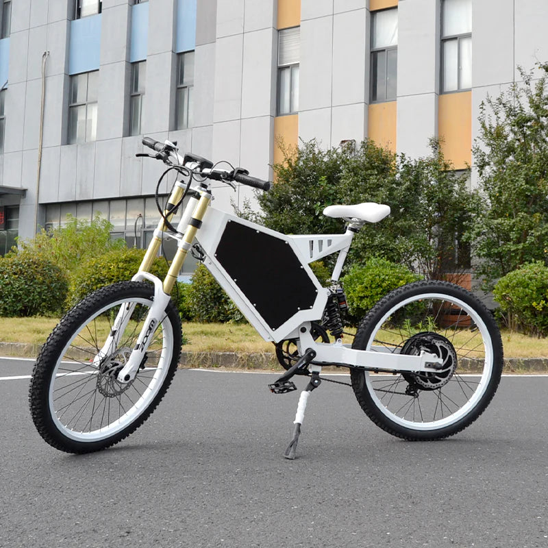 72V 5000W Stealth Bomber Electric Bike With 26" x 2.6" Wheels - Beach Cruiser E-Bike, 50MPH Top Speed