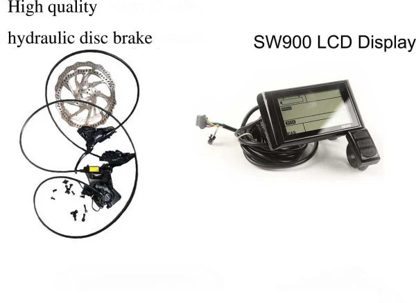 72V 5000W Stealth Bomber Electric Bike With 26" x 2.6" Wheels - Beach Cruiser E-Bike, 50MPH Top Speed